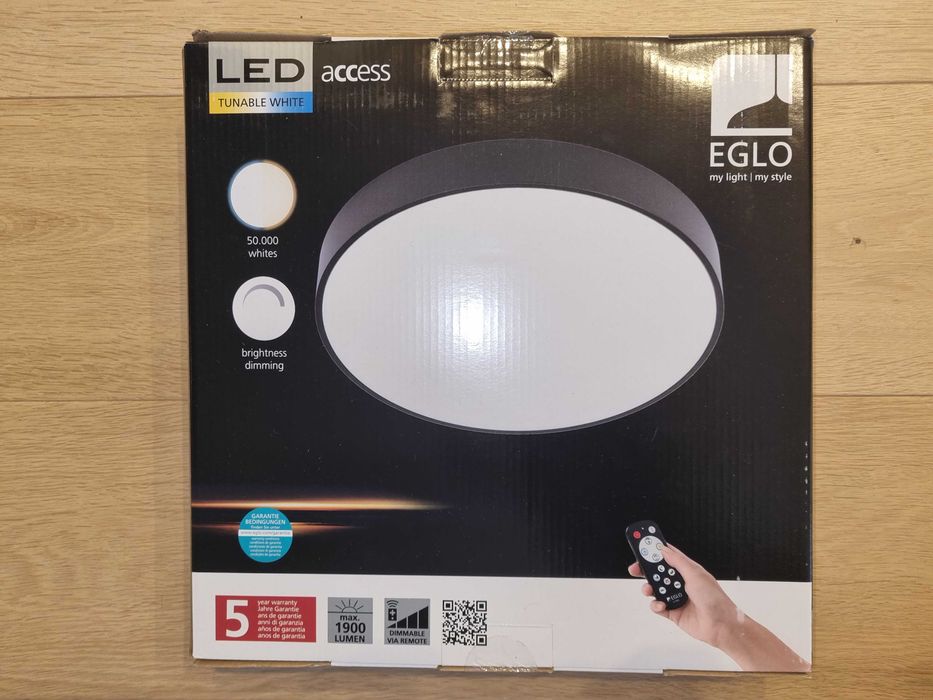 Eglo plafon lampa sufitowa led z pilotem