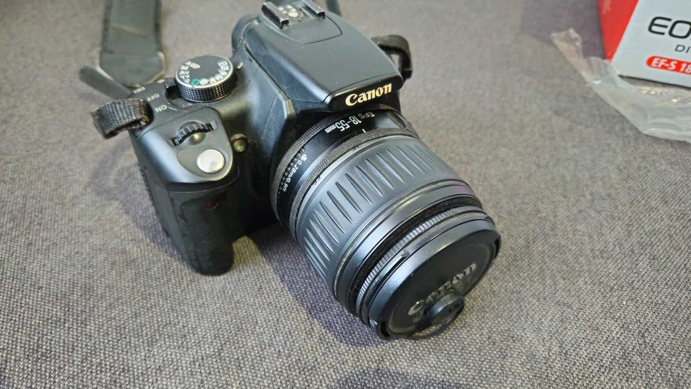 Lustrzanka Canon EOS 350D (Digital Rebel XT, Kiss Digital N) +obiektyw