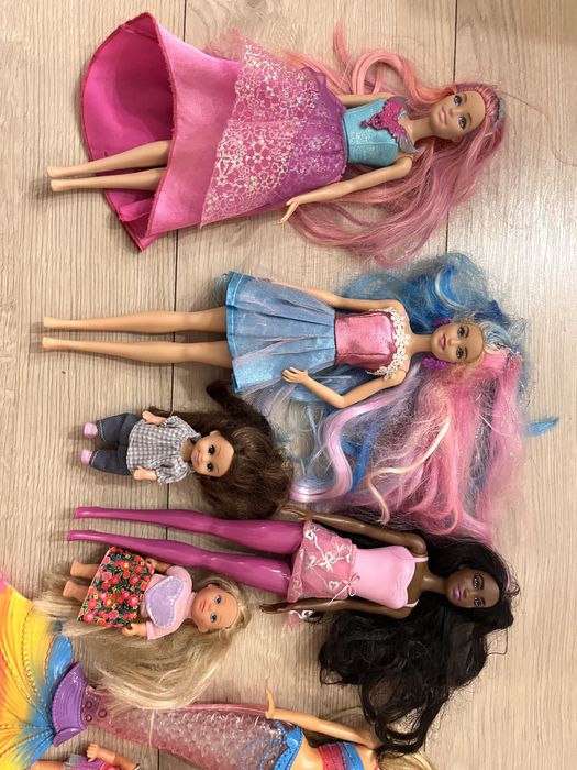 Lalki barbie duży zestaw