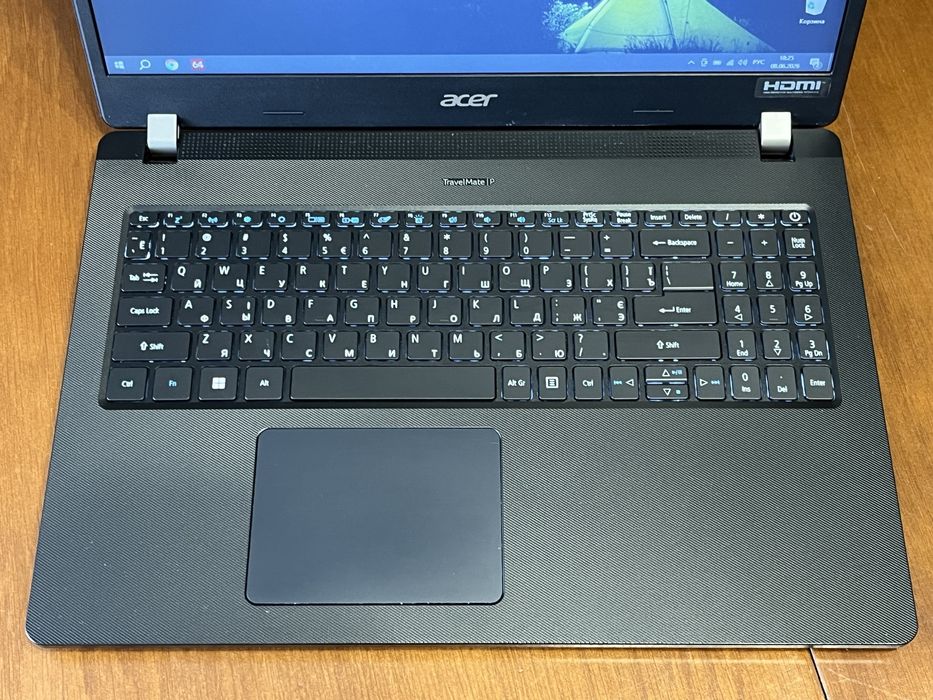 Ноутбук 15.6" Acer TravelMate на intel i5-10210U с 8ОЗУ/256SSD/HD