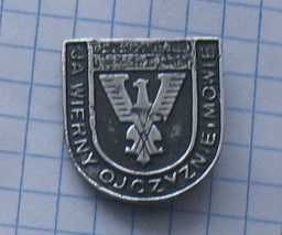 odznaka JA WIERNY Ojczyźnie Mowie