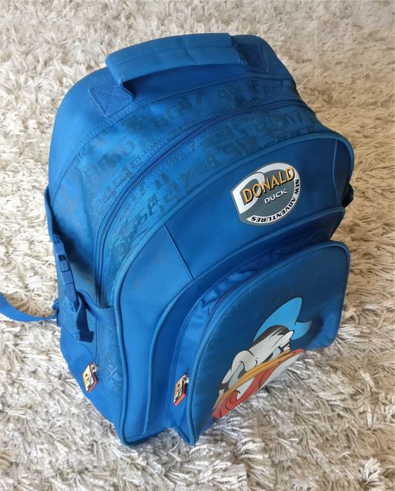 Mochila Disney Pato Donald para Escola Férias ou Viagem
