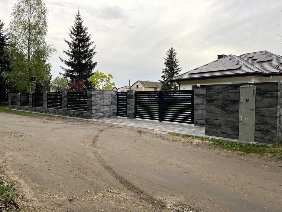 Nowoczesne ogrodzenia frontowe - kompleksowo