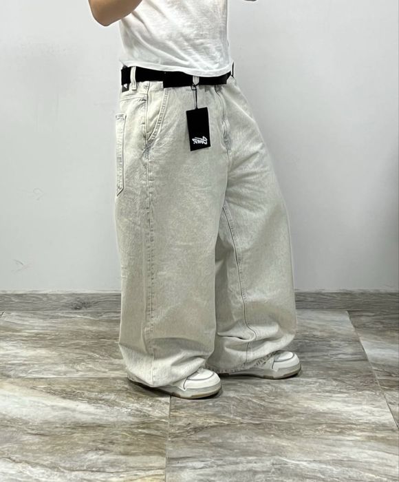 Нові мега широкі джинси SUPER BAGGY Skater rap jeans широкие джинсы штаны бегги реп Jaded London