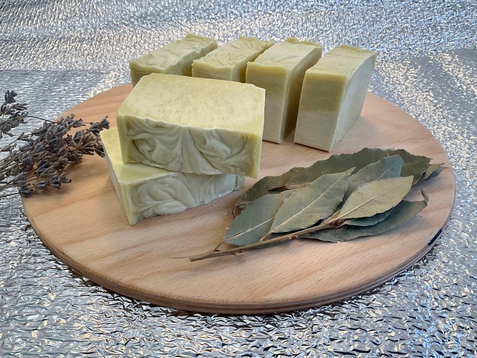 Нежное Мыло для Тела на Говяжем Жире с Лавром Лавандой Камфорой