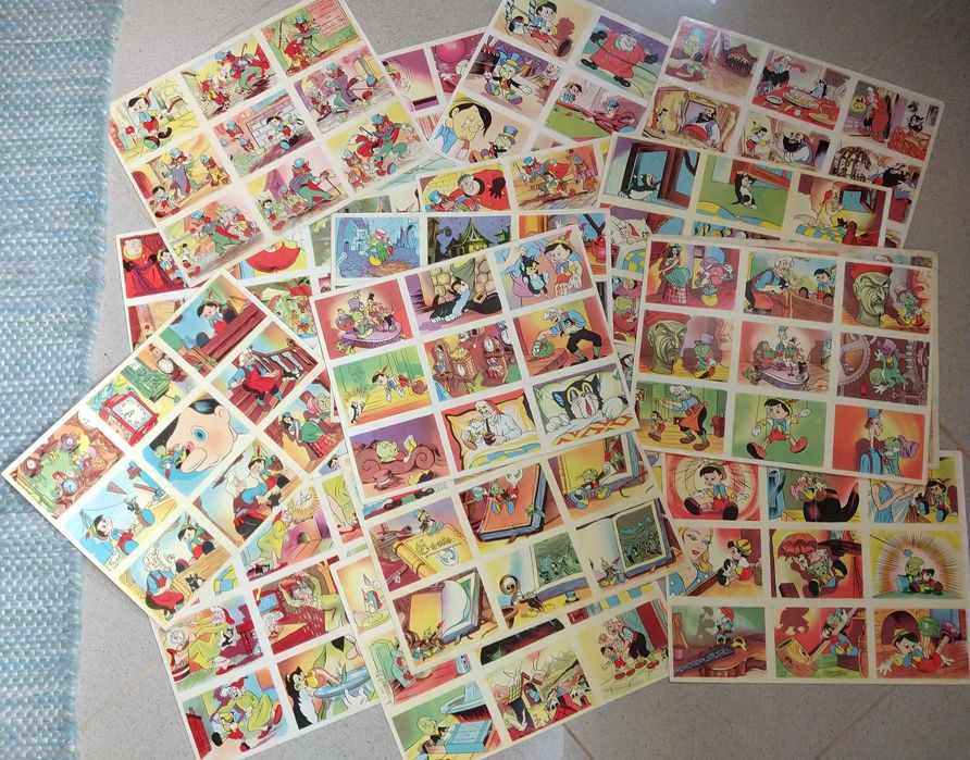 Estampas RARAS colecção Pinóquio da Agência Portuguesa de Revistas.