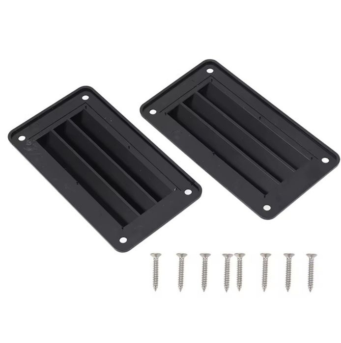 2 grelhas ventilação plastico