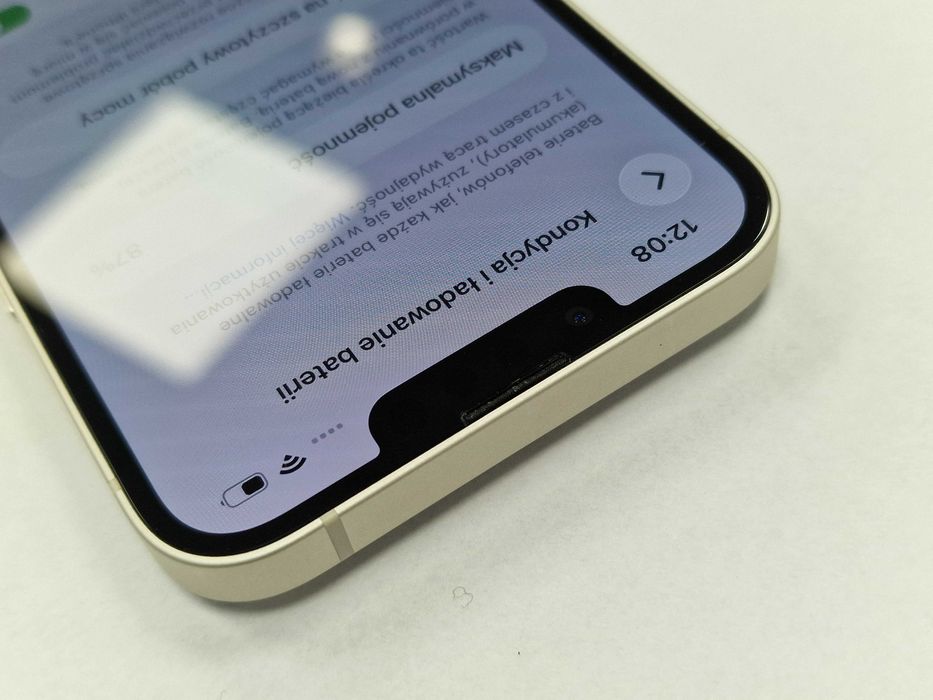 Iphone 13 128GB/ Starlight/ Bat 87%/ Grade A/ Gwarancja + ładowarka