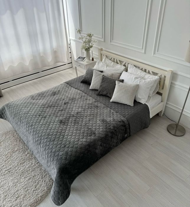 Хіт! Стьогане велюрове м’яке покривало стьобане велюровое покрывало