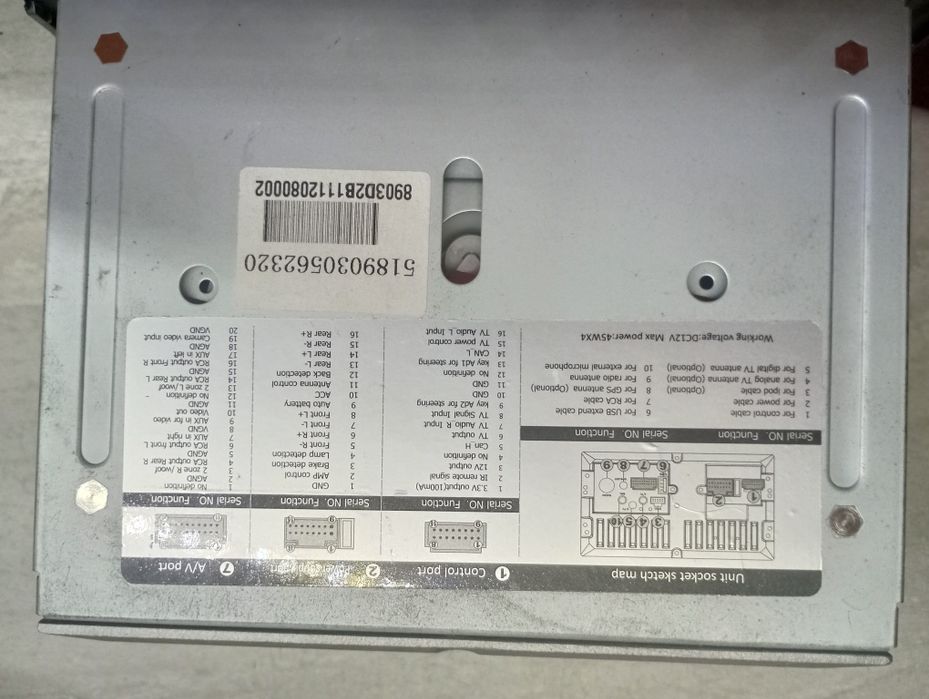 Radio samochodowe z GPS , kamera cofania,.