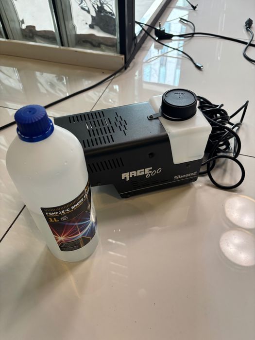 Wytwornica dymu BeamZ Rage 600W + Płyn do dymu | Studio / Imprezy