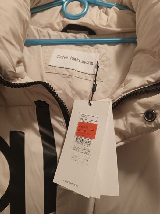 Kurtka zimowa Calvin klein roz XL oversize