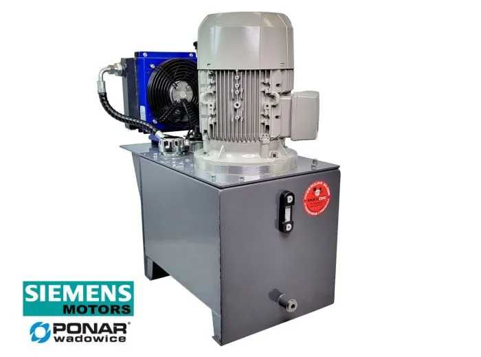5,5kW Zasilacz hydrauliczny do prasy 400V dwupompowy z chłodnicą
