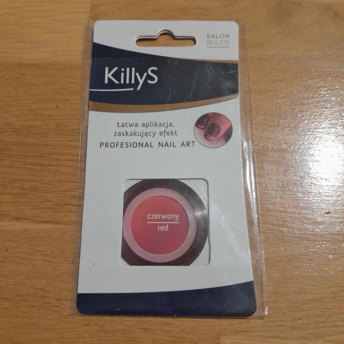 KillyS Beauty taśma do zdobienia paznokci Czerwona 25 szt/opakowań