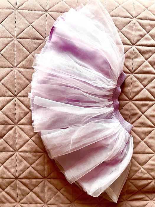 Spódniczka tiulowa fioletowa