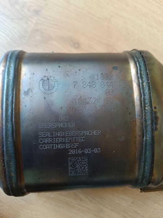 Katalizatory GPF BMW M2 M3 M4 F80 F82 S55 Idealne