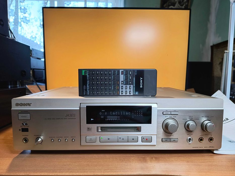Minidisc Sony MDS-JA3ES pilot instrukcja Hi End