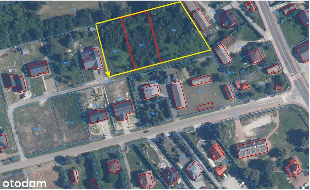 Sprzedam DZIAŁKĘ 0,128 ha (opcja sprzedaży razem 3 działek 0,46 ha)