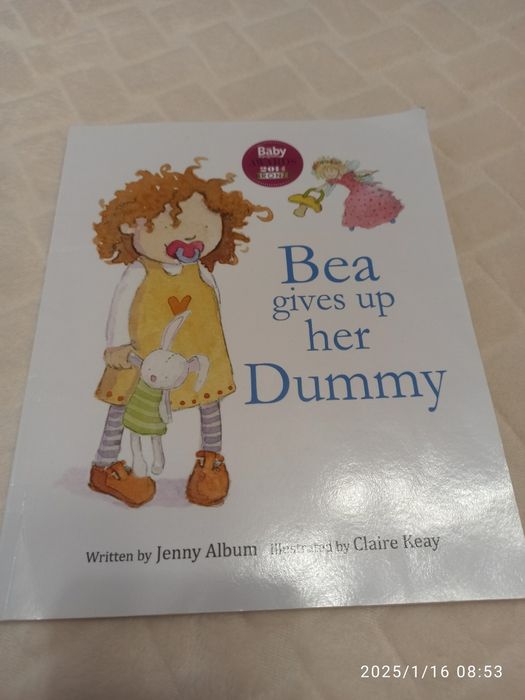 Детская книга на английском языке Bea gives up her Dummy