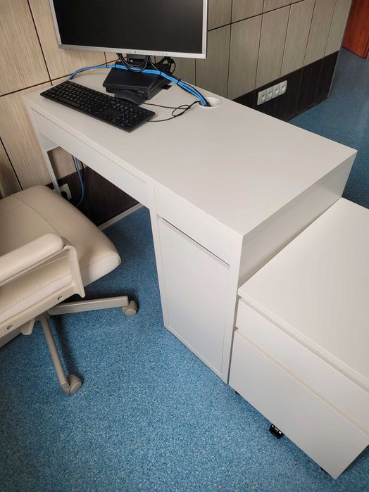 Biurko IKEA MICKE – 5 sztuk, białe, 105 × 50 × 75 cm