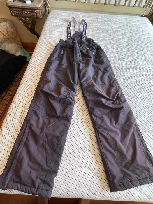 Calças de Ski Himalaya M – Cinza Escuro, Estado Quase Novo