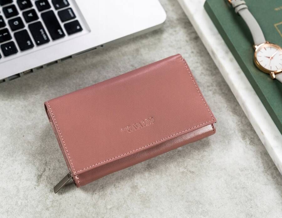 duży, skórzany portfel damski z systemem rfid - 4u cavaldi