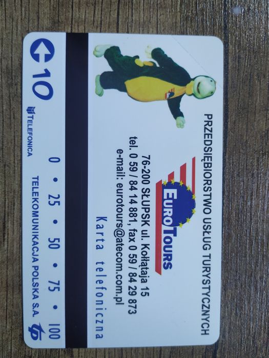 karta telefoniczna kolekcjonerska