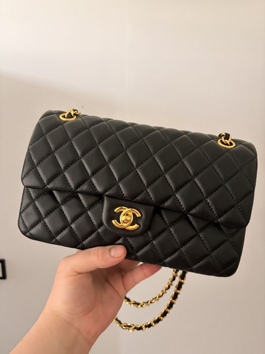 Chanel torebka skóra naturalna nowa lamb