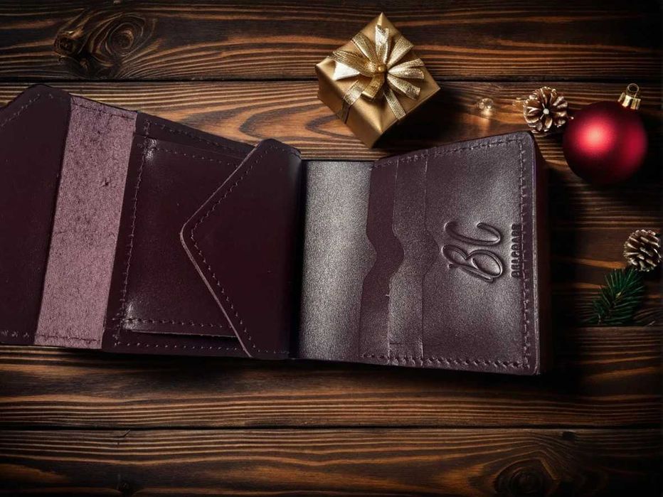 Шкіряні гаманці Belcraft для чоловіків та жінок (подарунок під ялинку)