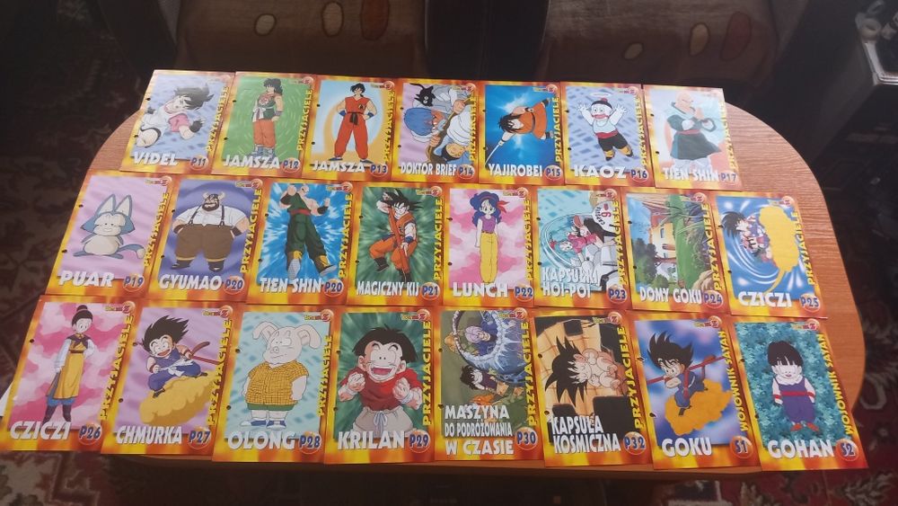 123 Karteczki po polsku szachy Dragon Ball Z plus segregator