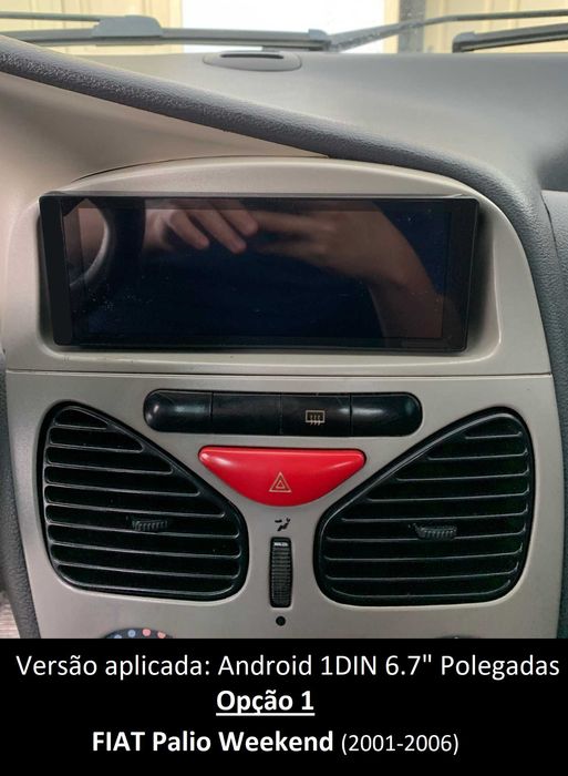 Rádio 1DIN Android • FIAT Punto Brava Marea Linea Palio Multipla • GPS