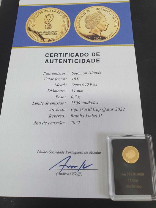 Moeda de Ouro para colecionadores