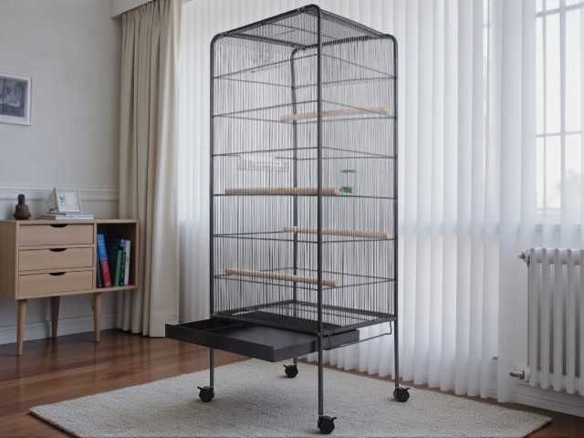 Woliera na kółkach NOWA klatka dla papugi 150cm ptaki egzotyczne