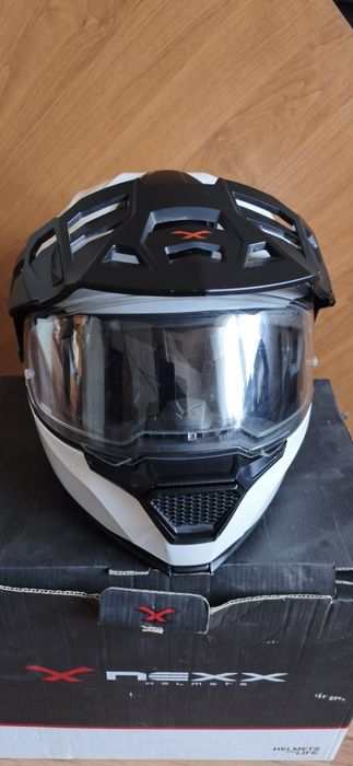 Kask  Nexx X.Vilijord Biały Kask Szczękowy