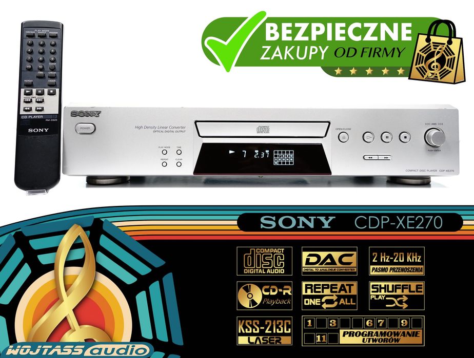 Odtwarzacz CD SONY CDP-XE270 KSS-213C pilot