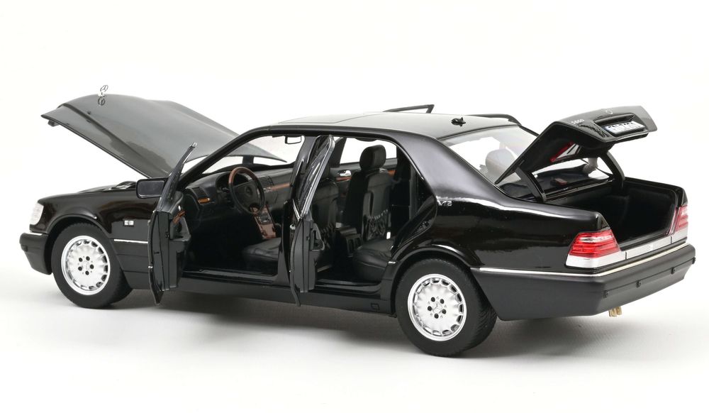 Norev Mercedes S600 W140 Black 1/18