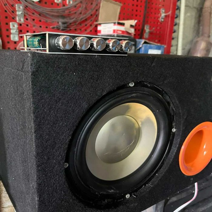 Усилитель звука 50W X 2 + 100W 2.1 канала (200W) авто стерео підсилювач 200W + аудио сабвуфер