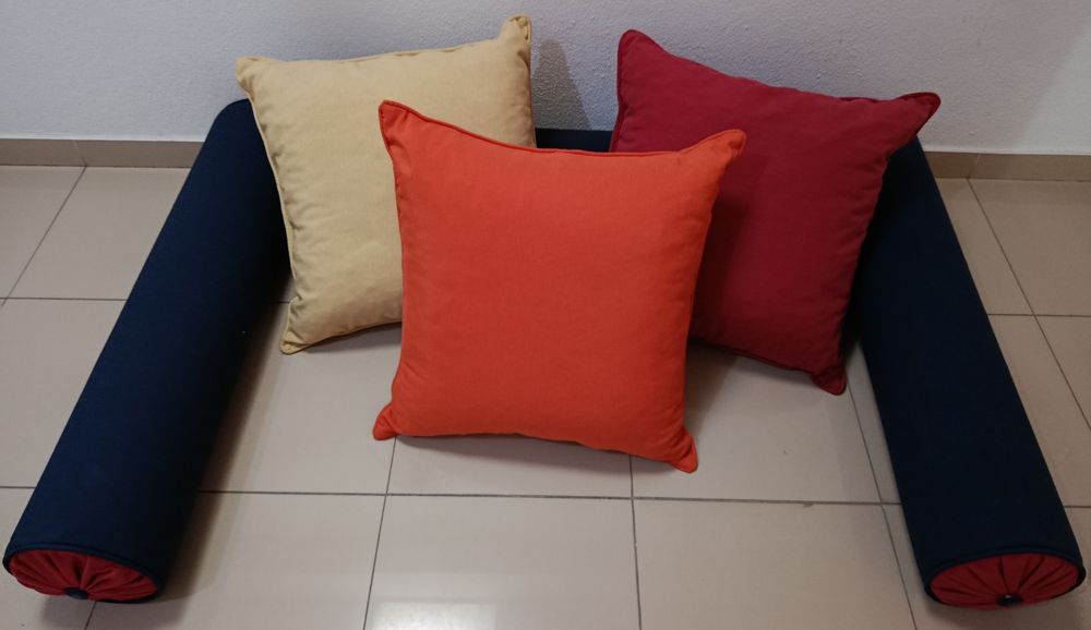Almofadas rolo / travesseiros
