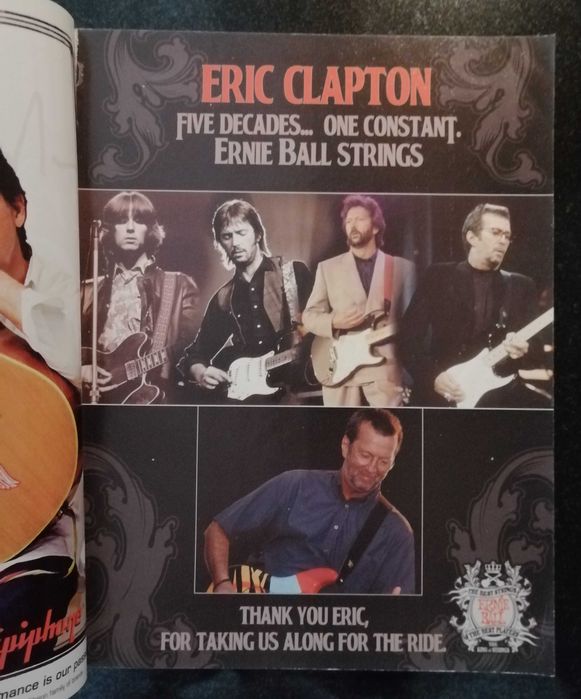 Revista sobre Eric Clapton, Guitar Legends Special Collector's Edition