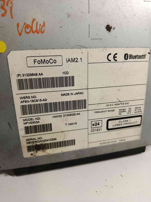 Rádio / auto-rádio VOLVO S60 II (134)