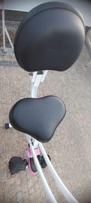 Bicicleta estática ultrasport rosa