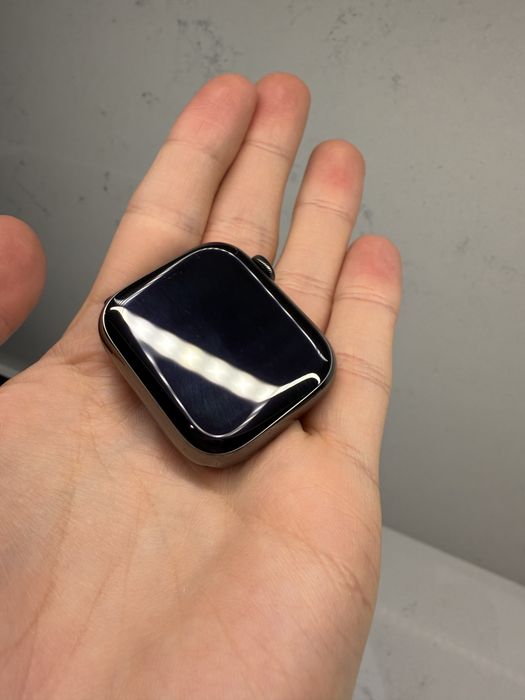 Apple Watch series 7 Celluar 45 Graphite Steel bransoleta mediolańska