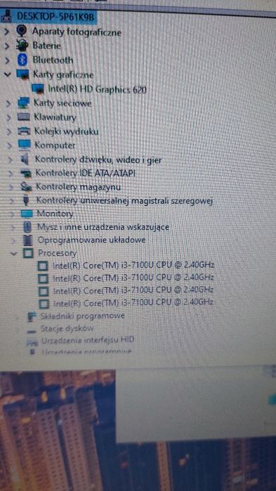 Laptop Lenovo L470-I3-7gen.