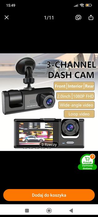 Kamerka, rejestrator samochodowy