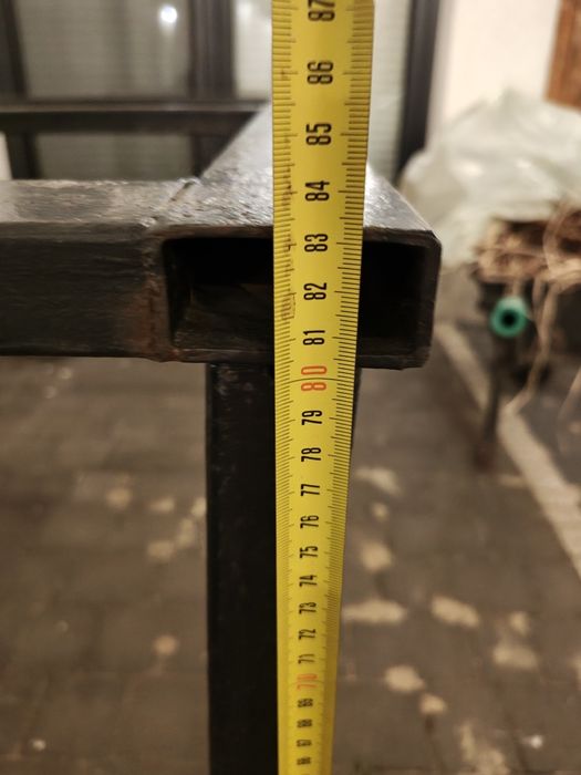 Stół industrialny DIY gruby blat 7 cm
