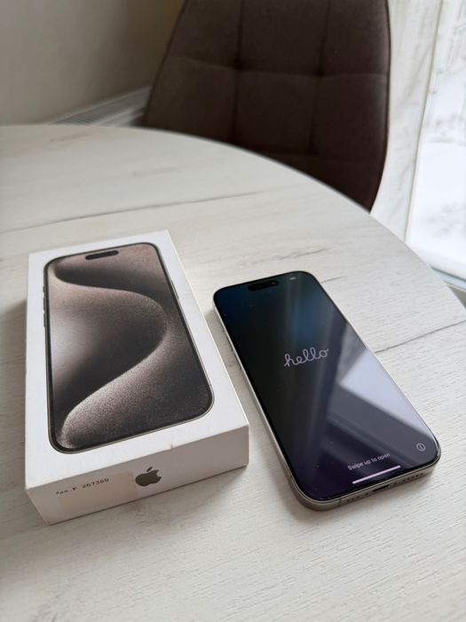 iPhone 15 PRO, 256 GB, Natural Titanium, ESim