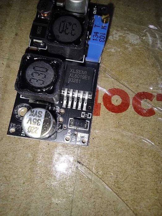 XL6019 Повышающий понижающий DC-DC преобразователь 5-32В до 1,25-35В