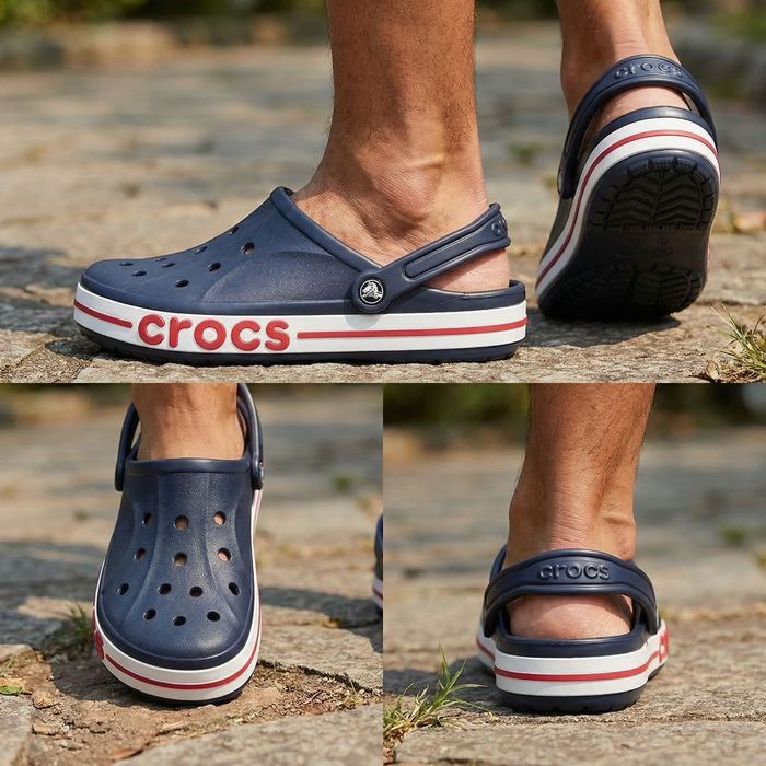 Оригінал Crocs Сабо Bayaband Navy сині чоловічі крокси 36-44