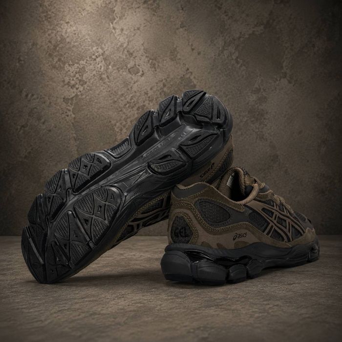 Крутезні чоловічі кросівки Asics GEL-NYC GTX M Khaki Grey! Нові! Є накладений платіж! Розміри: 41,42,43,44,45,46!