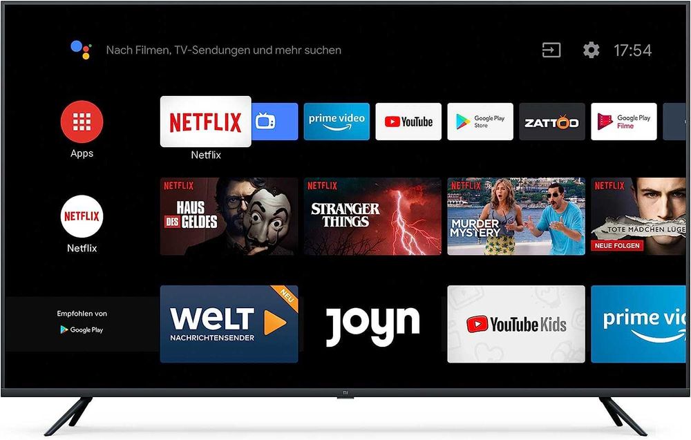 XIAOMI 55" 4K Android TV WiFi DVB-T2 L55M5-5ASP Telewizor Nowy GW